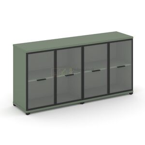 Шкаф две широкие секции, 2 ниши