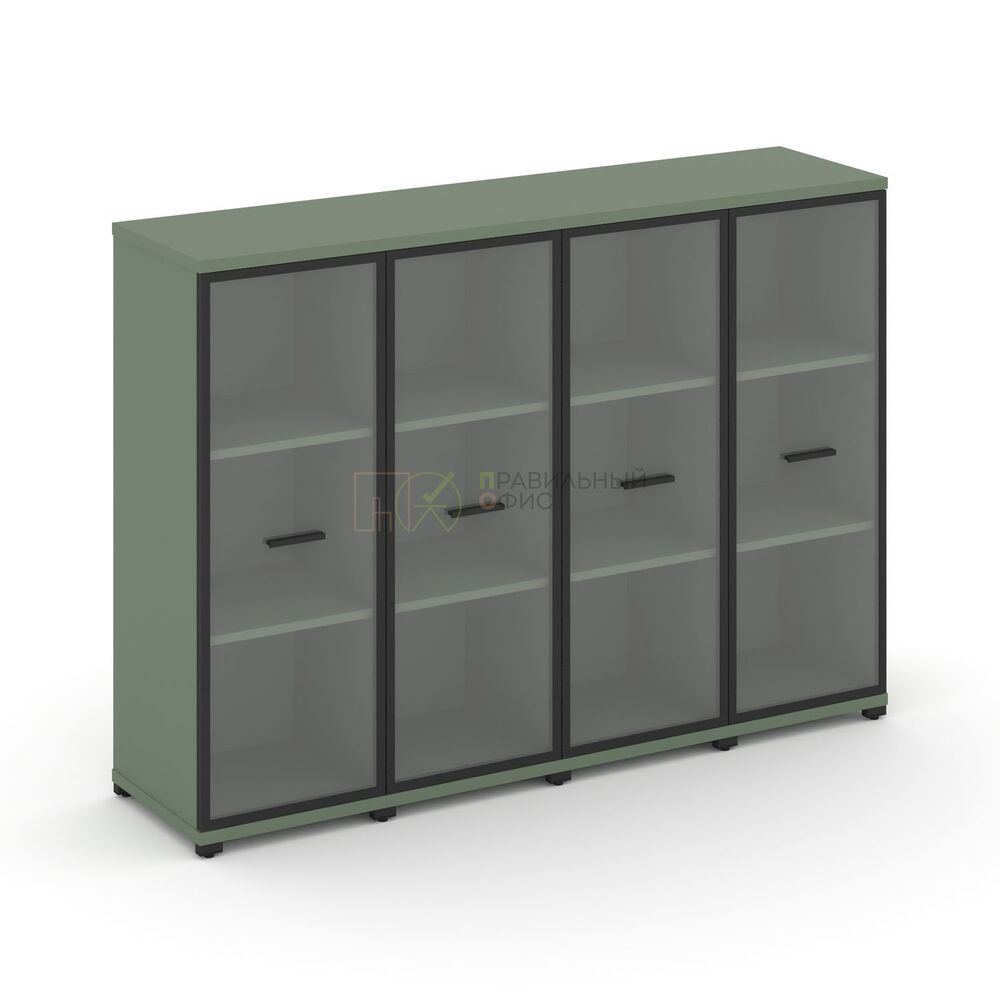 Шкаф четыре узкие секции, 3 ниши