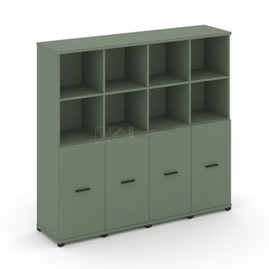 Шкаф четыре узкие секции, 4 ниши