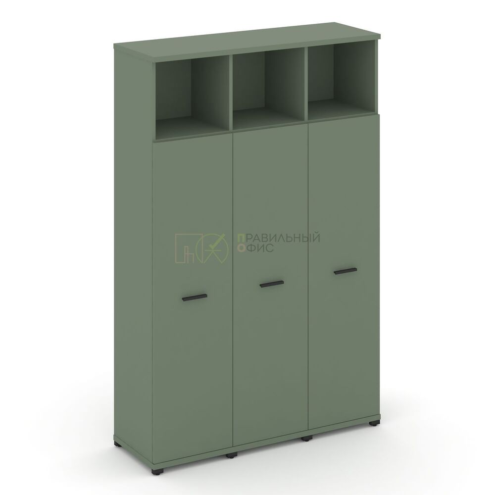 Шкаф три узкие секции, 5 ниш