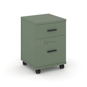 Тумба мобильная 1 ящик + 1 распашной фасад
