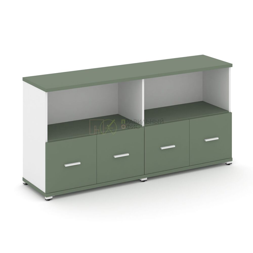 Шкаф две широкие секции, 2 ниши