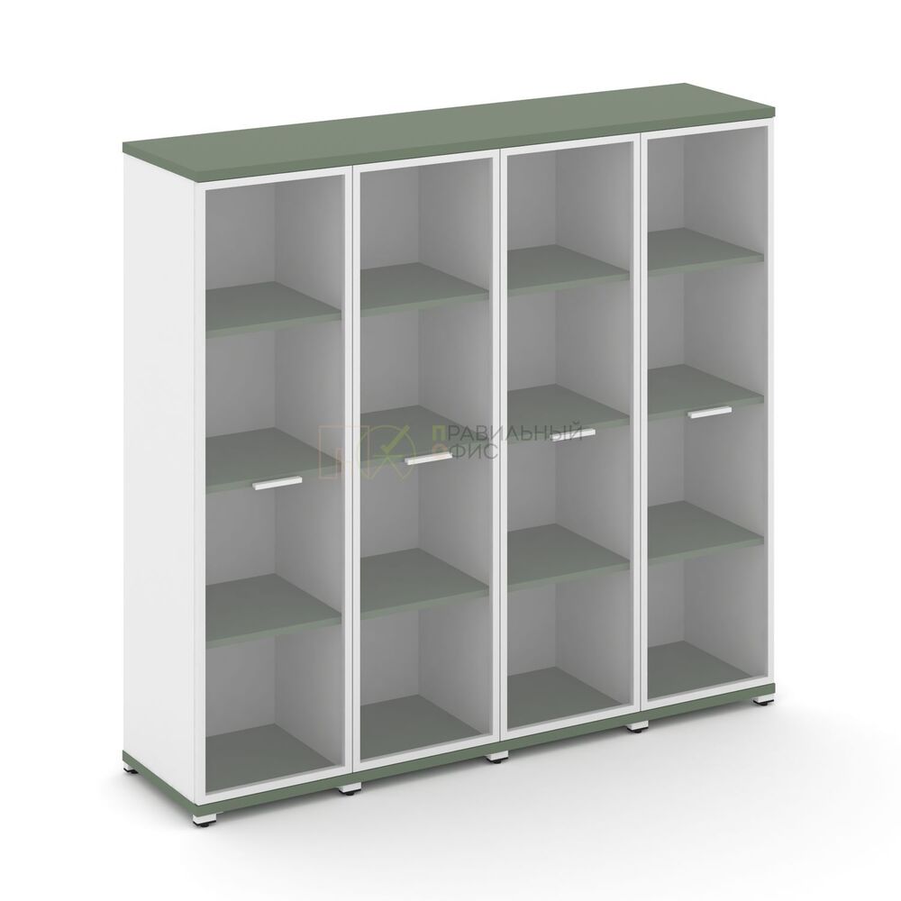 Шкаф четыре узкие секции, 4 ниши