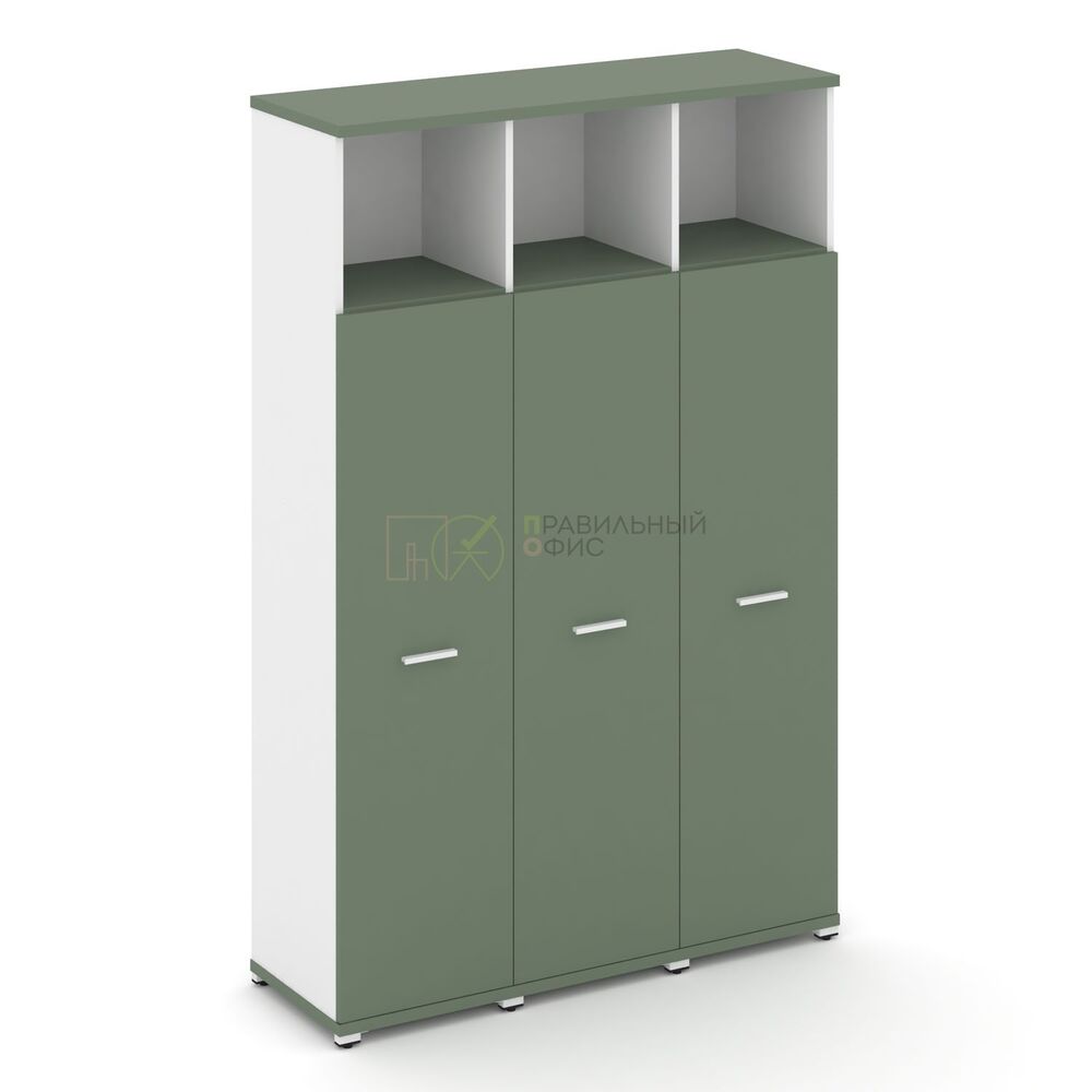 Шкаф три узкие секции, 5 ниш