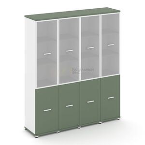 Шкаф четыре узкие секции, 5 ниш