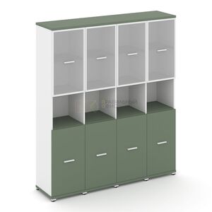 Шкаф четыре узкие секции, 5 ниш