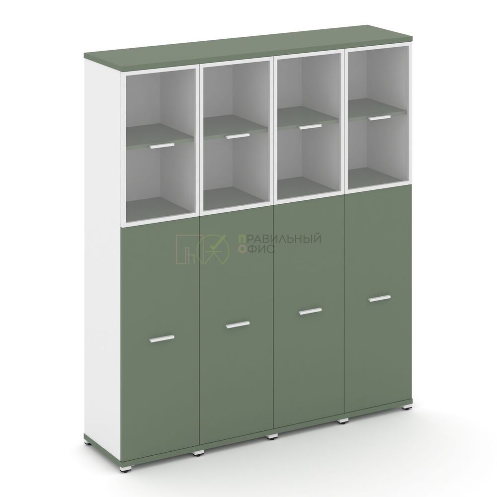 Шкаф четыре узкие секции, 5 ниш