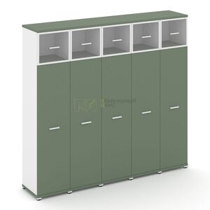 Шкаф пять узких секций, 5 ниш