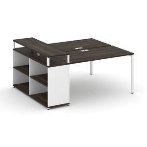 Рабочая станция с опорным стеллажом с верхним горизонтом