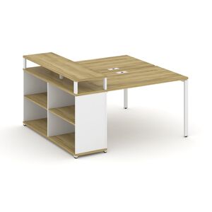 Рабочая станция с опорным стеллажом с верхним горизонтом