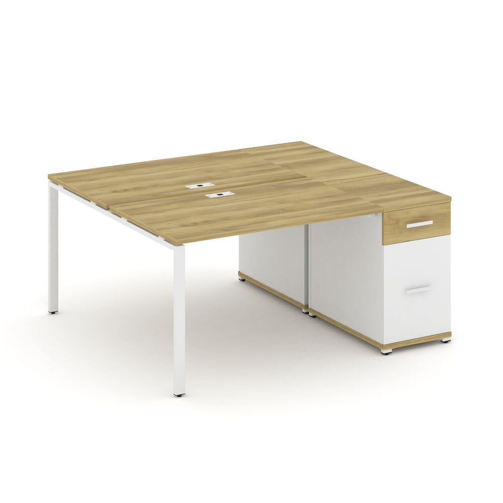 Рабочая станция с одной опорной тумбой