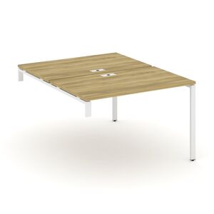 Двойной стол надставка на опорную тумбу