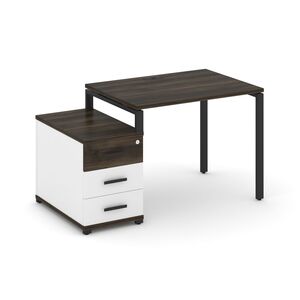Стол письменный с одной опорной тумбой