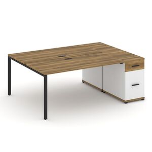 Рабочая станция с одной опорной тумбой