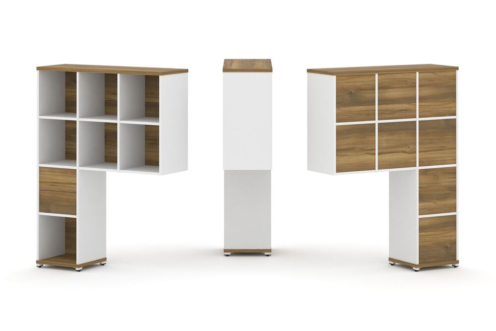 Надставка высокая + (Задняя стенка 8 шт) + (Блок 2 ящика - 1шт)