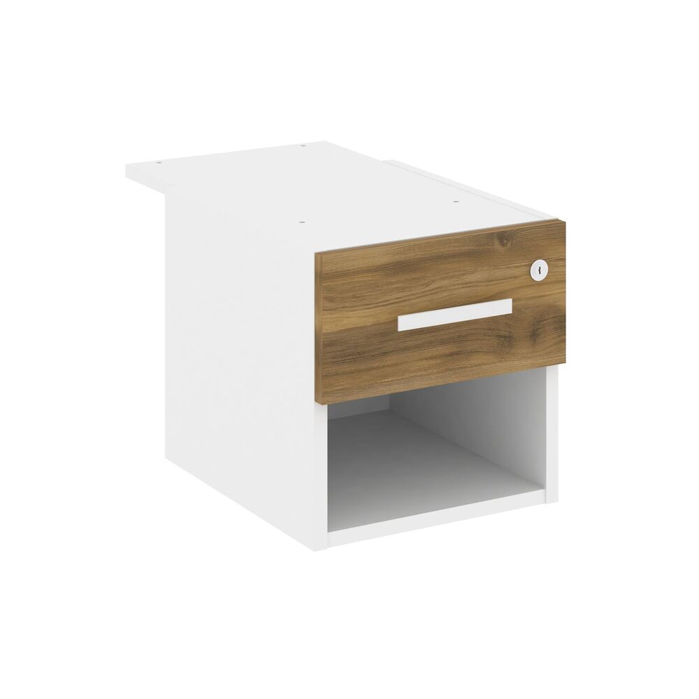 Тумба с одной открытой нишей и одним ящиком