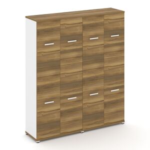 Шкаф две широкие секции, 5 ниш