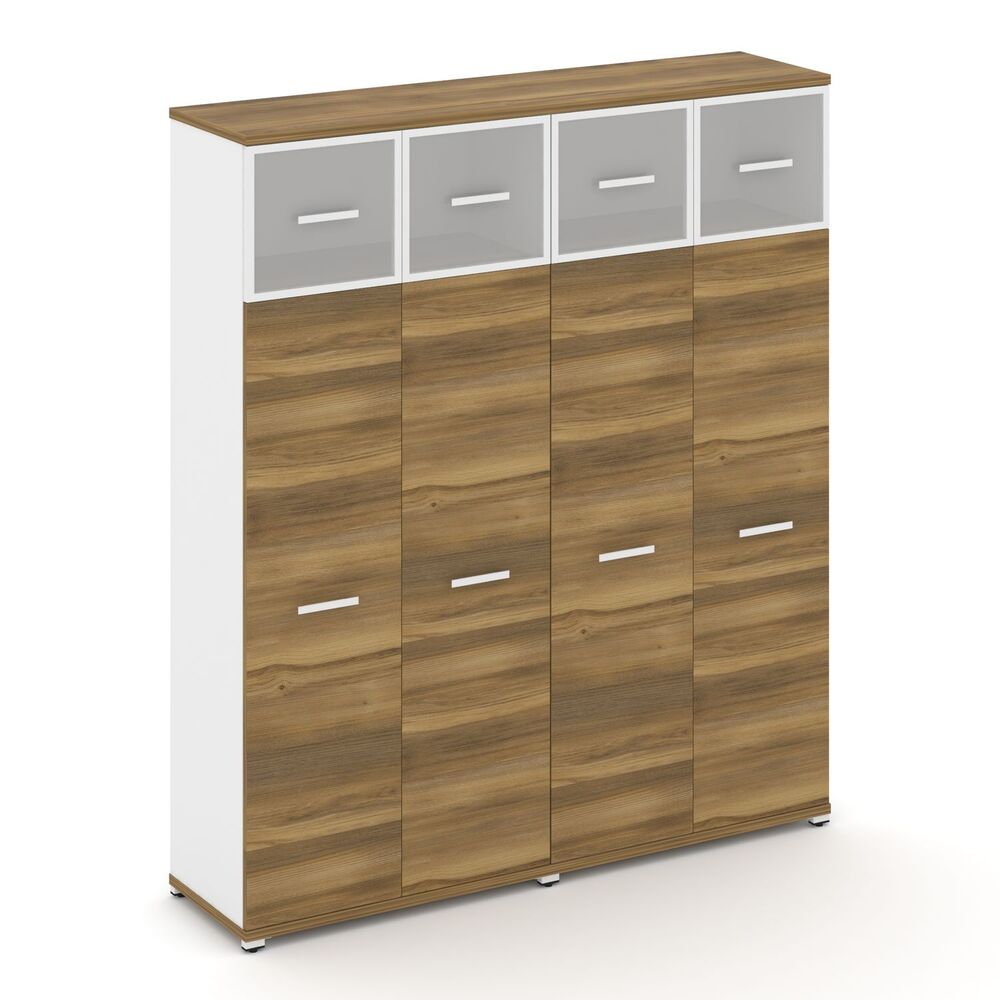 Шкаф две широкие секции, 5 ниш