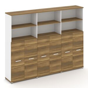 Шкаф три широкие секции, 5 ниш