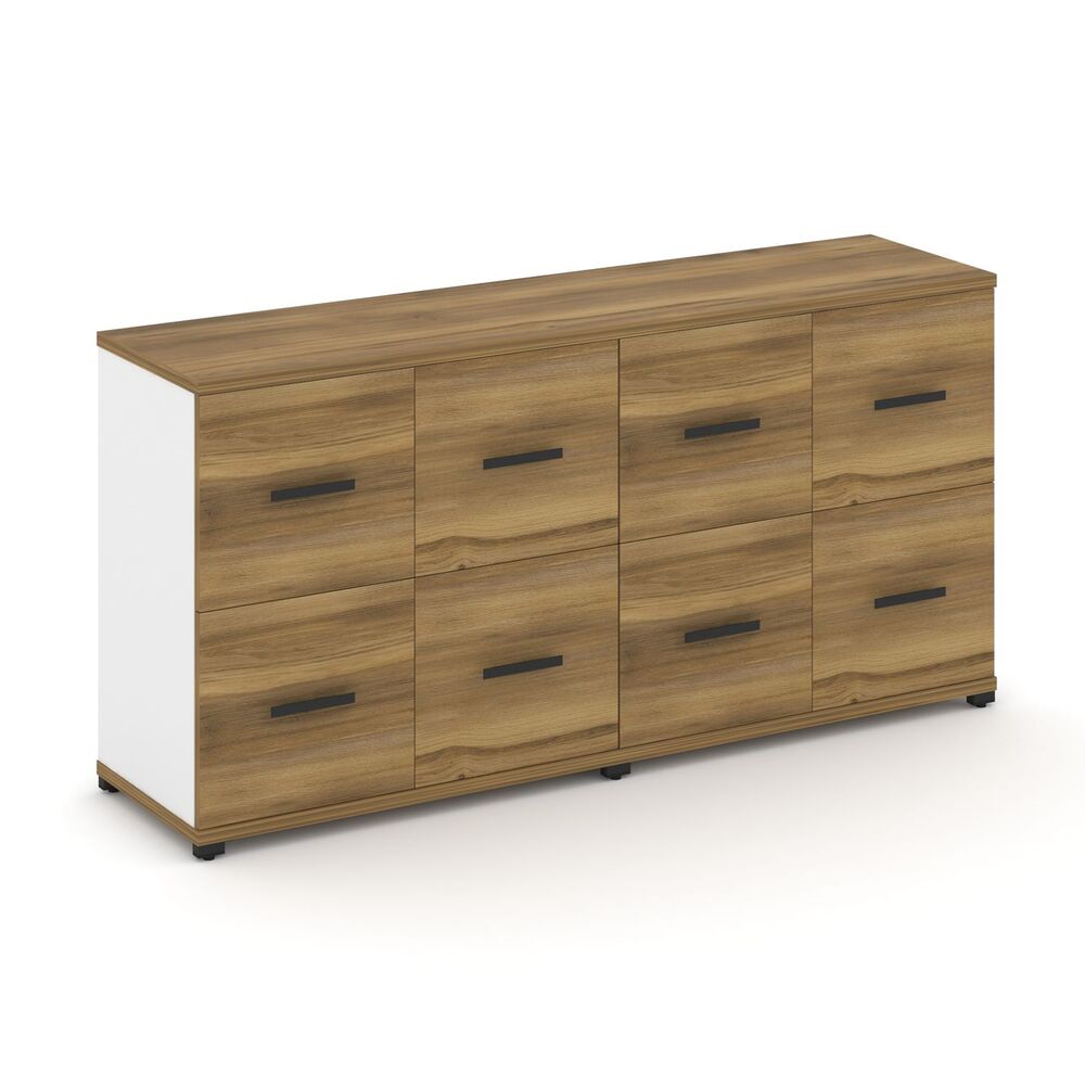 Шкаф две широкие секции, 2 ниши