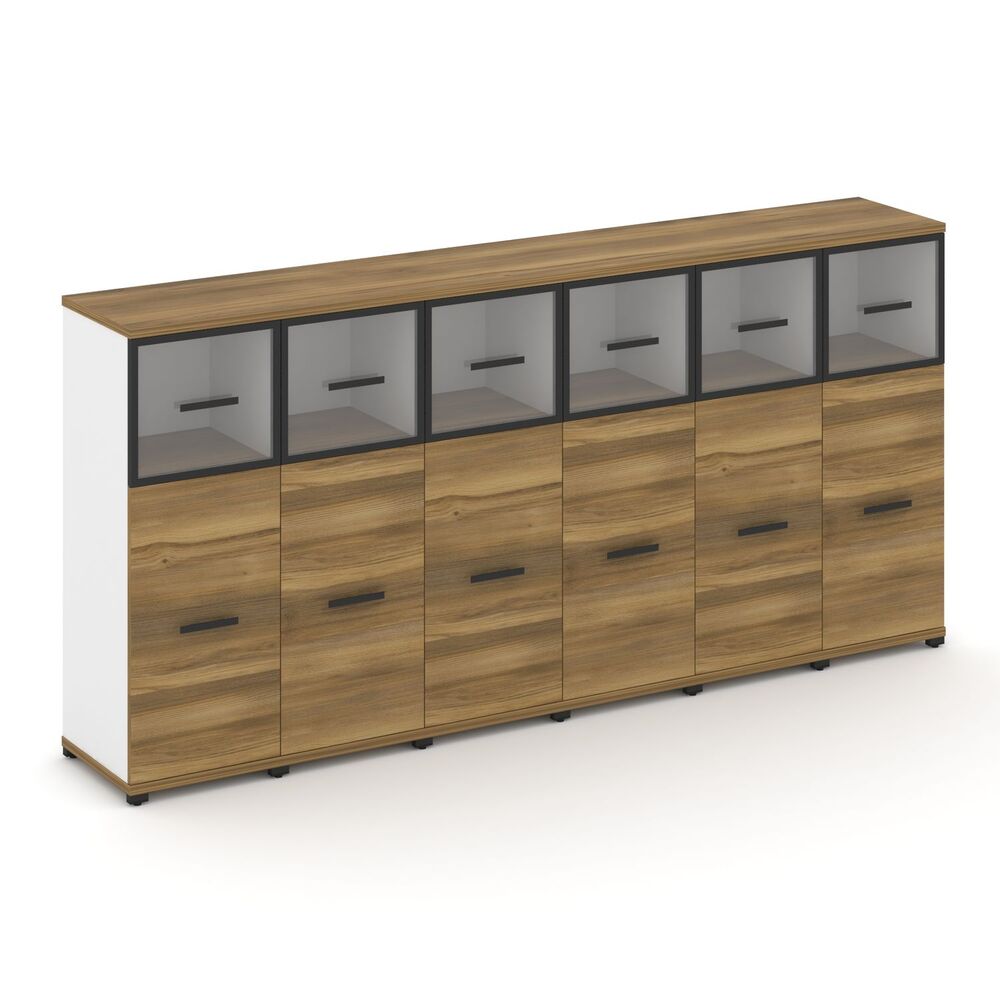 Шкаф шесть узких секций, 3 ниши