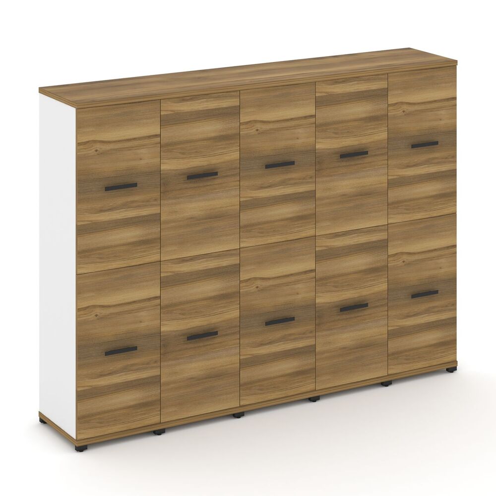 Шкаф пять узких секций, 4 ниши