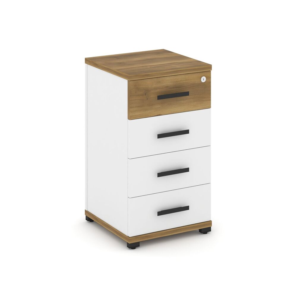 Тумба опорная/приставная 4 ящика