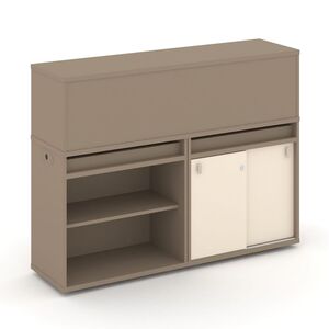 Набор №10. Тумба двойная+низкая надставка