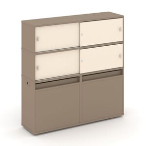 Набор №2. Тумба двойная+высокая надставка