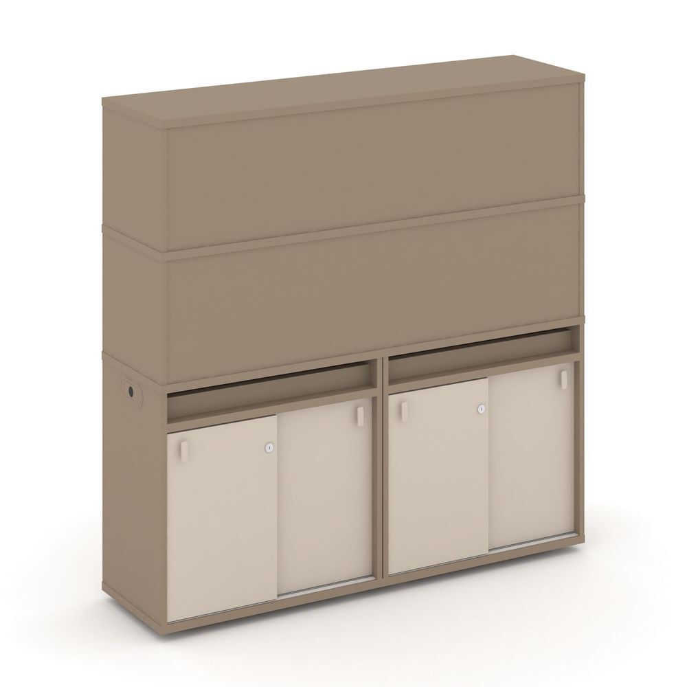 Набор №8. Тумба двойная+высокая надставка