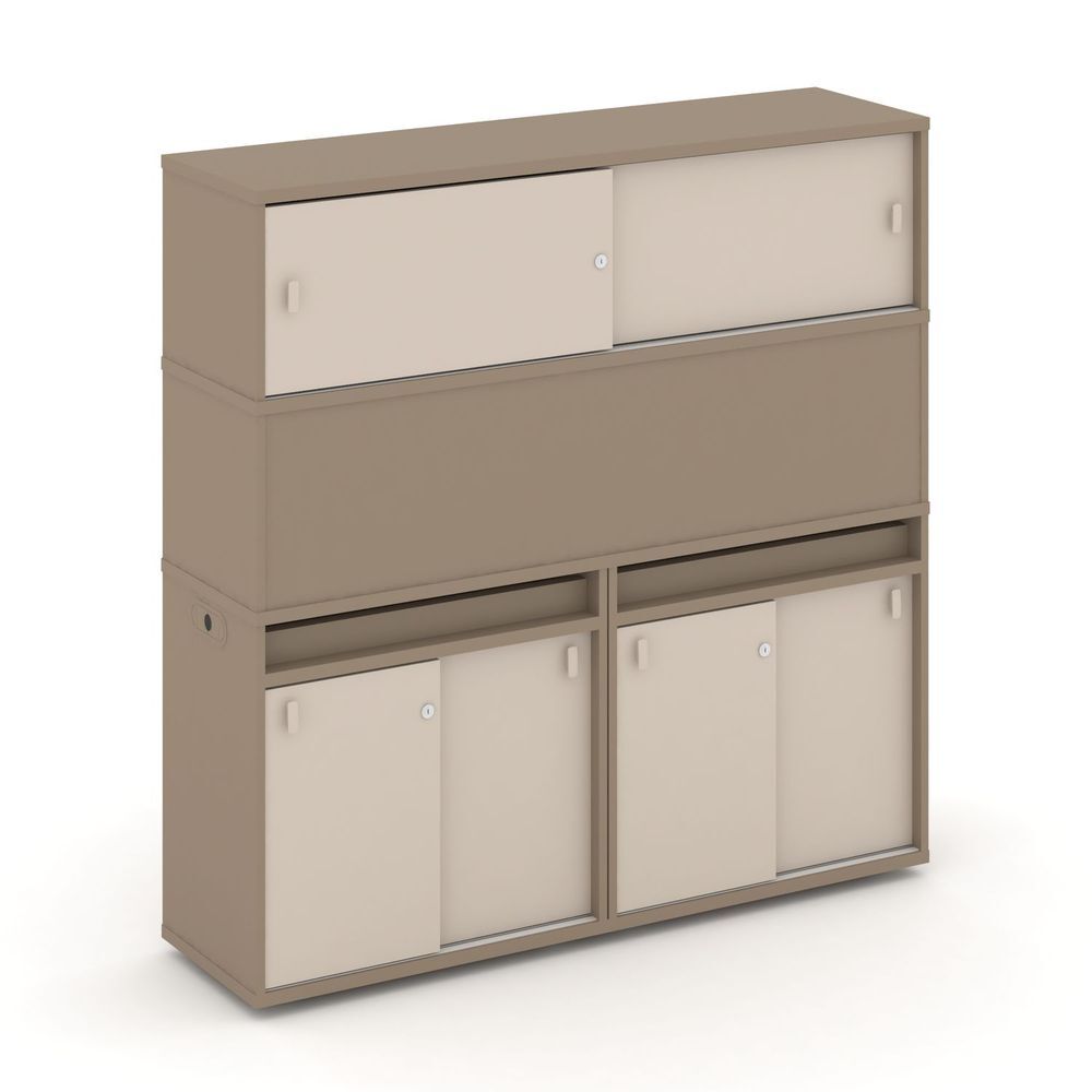 Набор №9. Тумба двойная+высокая надставка