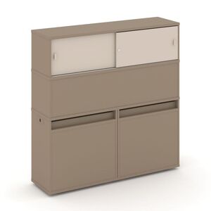 Набор №9. Тумба двойная+высокая надставка