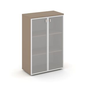 Шкаф средний широкий (2 средних фасада стекло в раме)