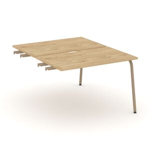 Двойной стол приставка к опорным тумбам