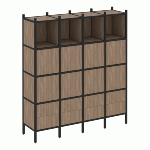 Прямой стеллаж наборный