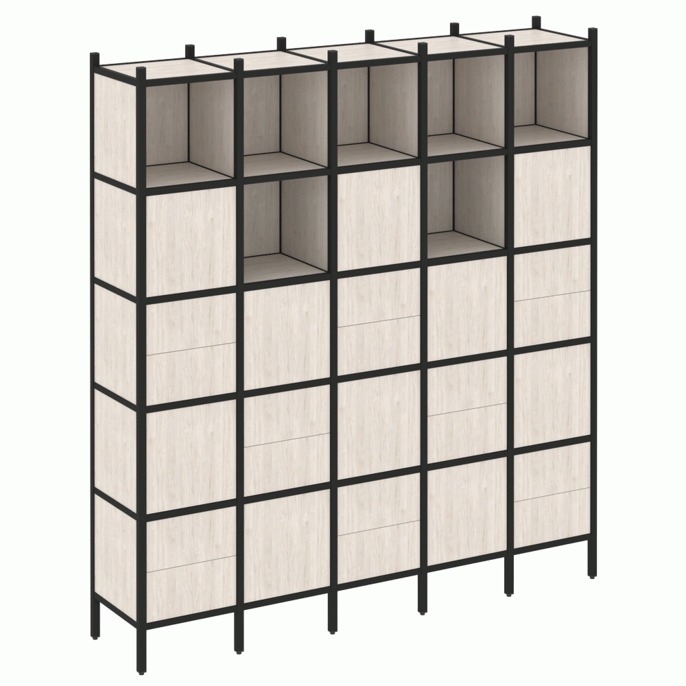 Прямой стеллаж наборный