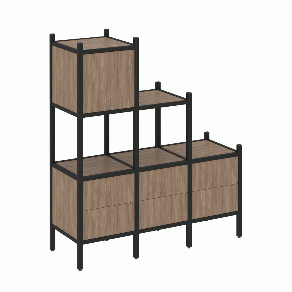 Прямой стеллаж наборный