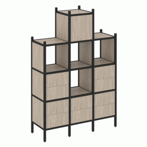 Прямой стеллаж наборный