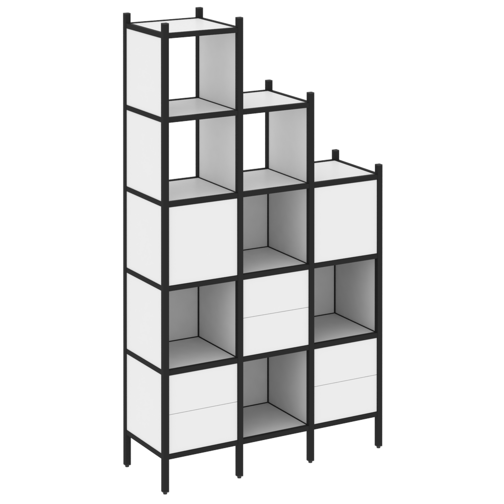 Прямой стеллаж наборный