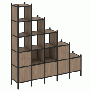 Прямой стеллаж наборный