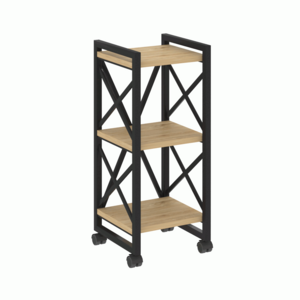 Стеллаж на колесных опорах-3 полки