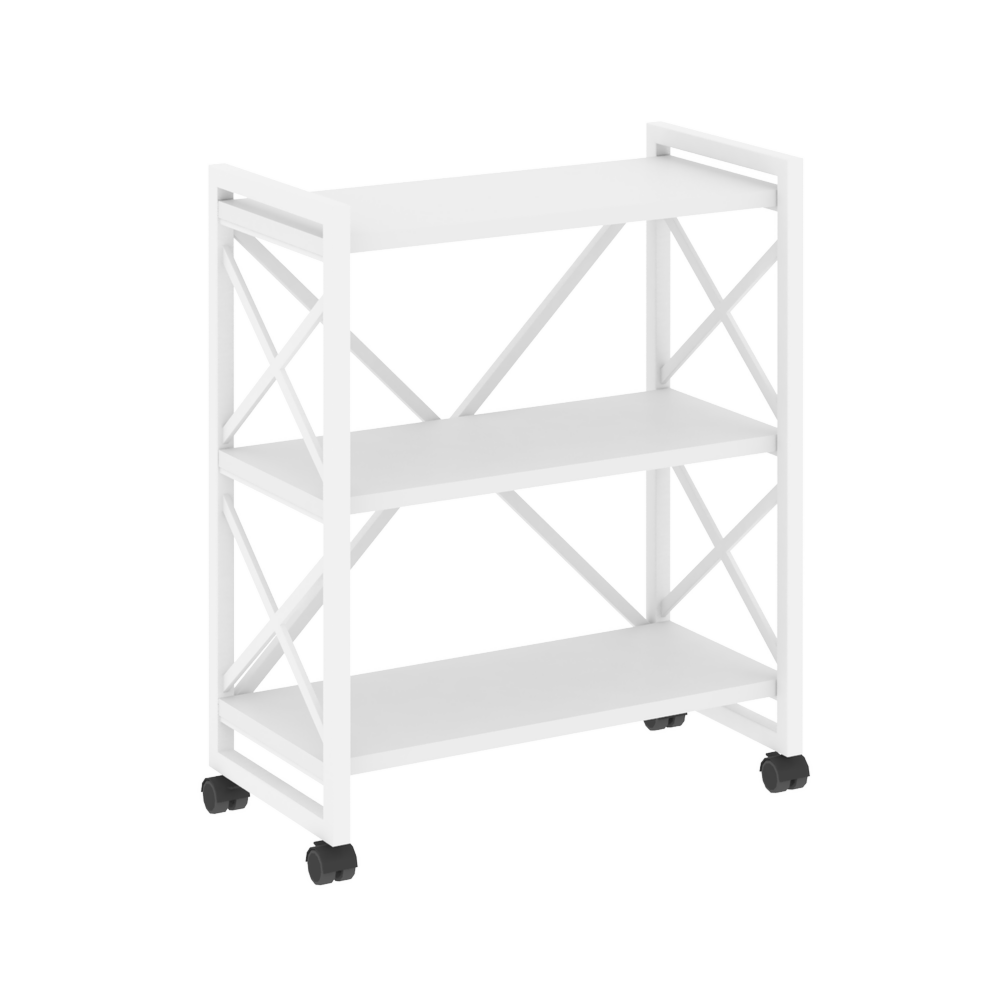 Стеллаж на колесных опорах-3 полки