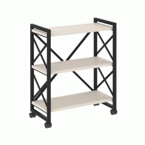 Стеллаж на колесных опорах-3 полки