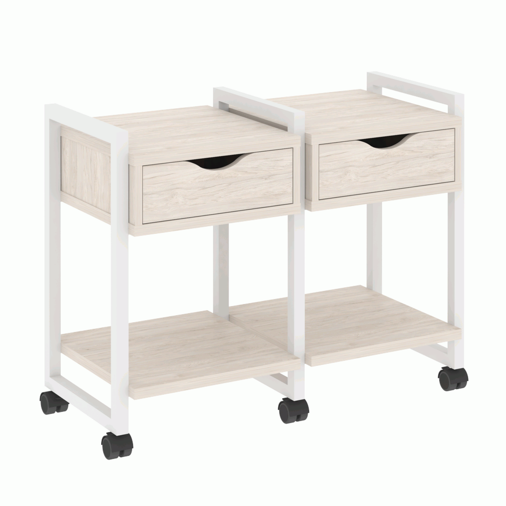 Тумба на колесных опорах наборная. Вариант №1