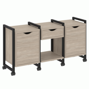 Тумба на колесных опорах наборная. Вариант №7