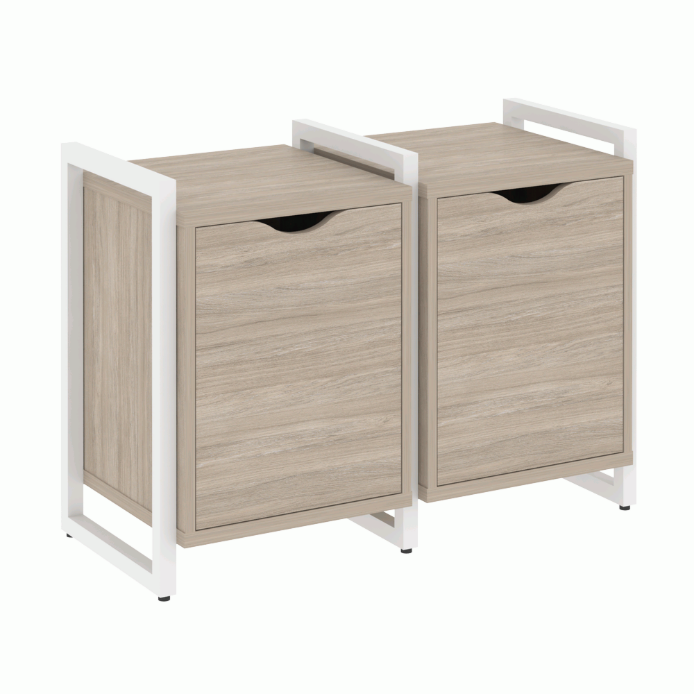 Тумба на регулируемых опорах наборная. Вариант №2