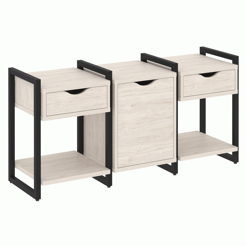 Тумба на регулируемых опорах наборная. Вариант №6