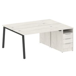 Рабочая станция на А-образном м/к с опорной тумбой