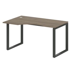 Стол криволинейный левый на О-образном м/к