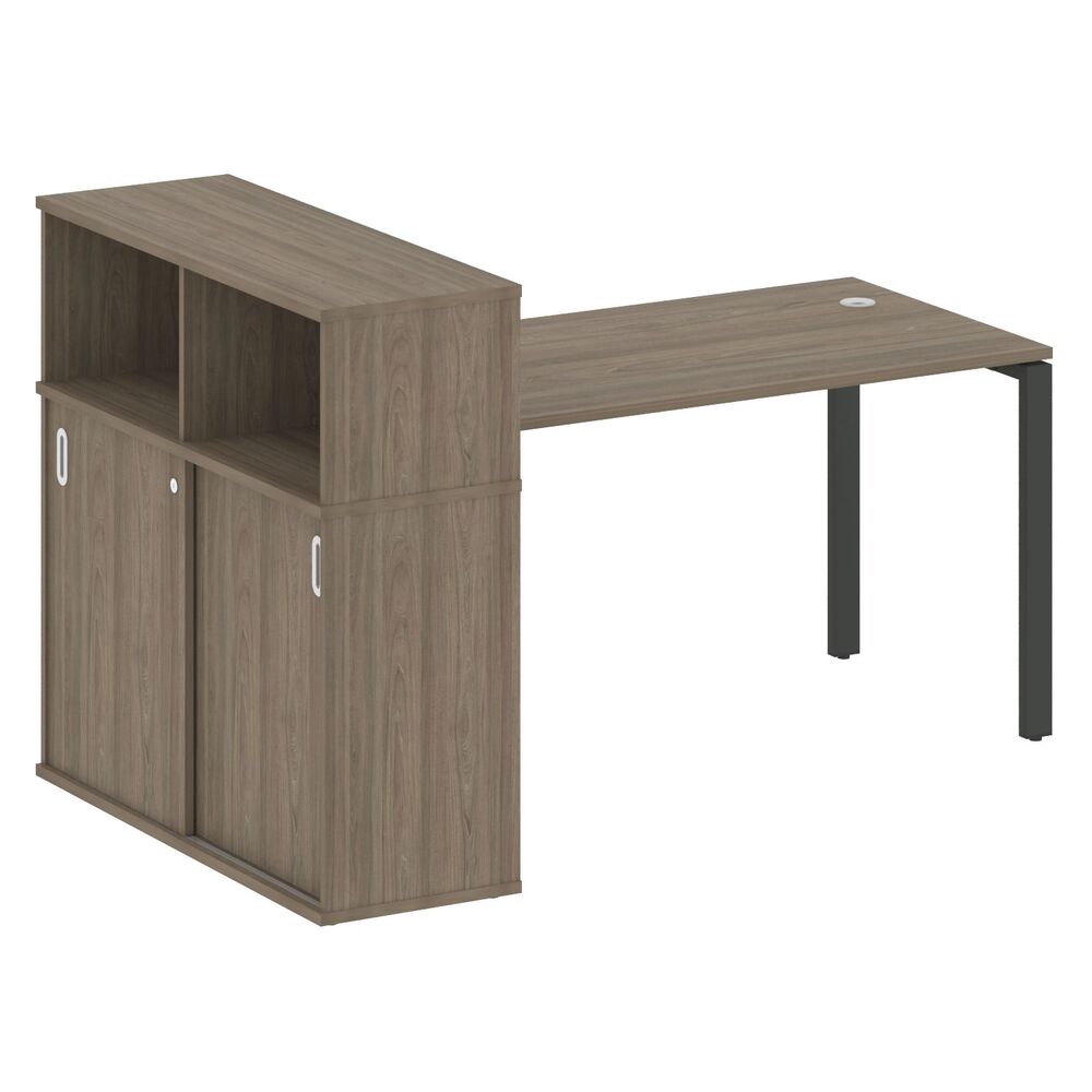 Стол письменный с опорным шкафом-купе